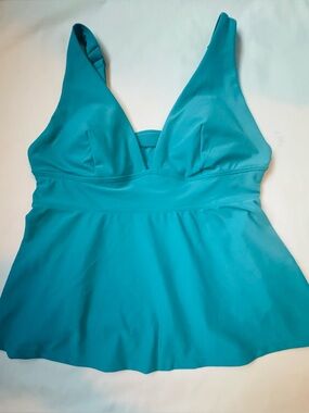 Old Navy Teal Halter Swim Top